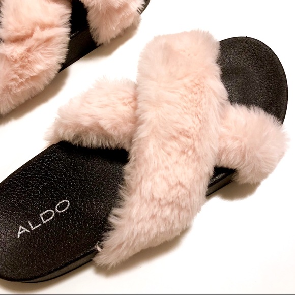 🌸SALE🌸 Brand new ALDO Fur Slides - Picture 3 of 7